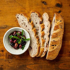 Olives and Oregano Sourdough Bread